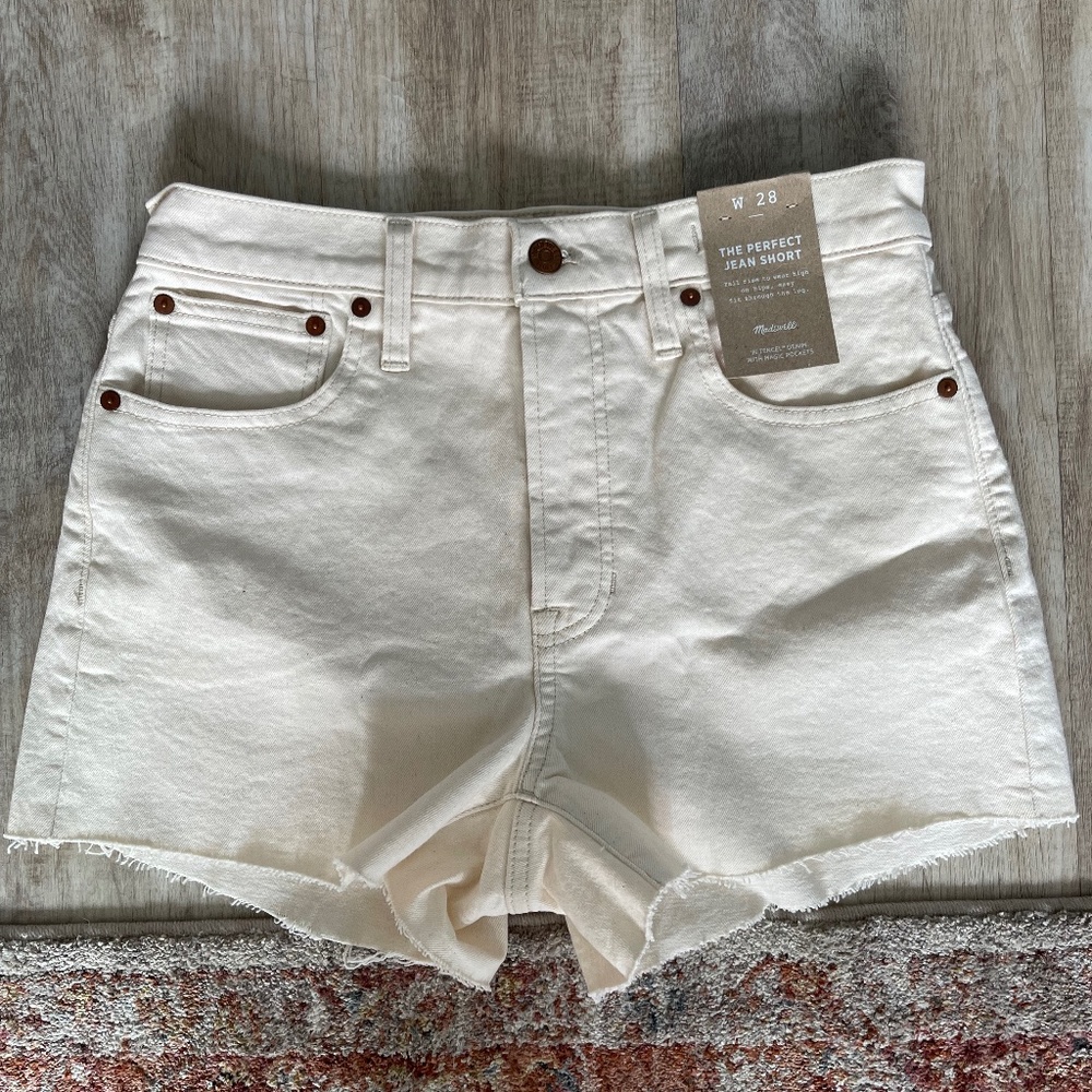 Madewell the perfect jean short